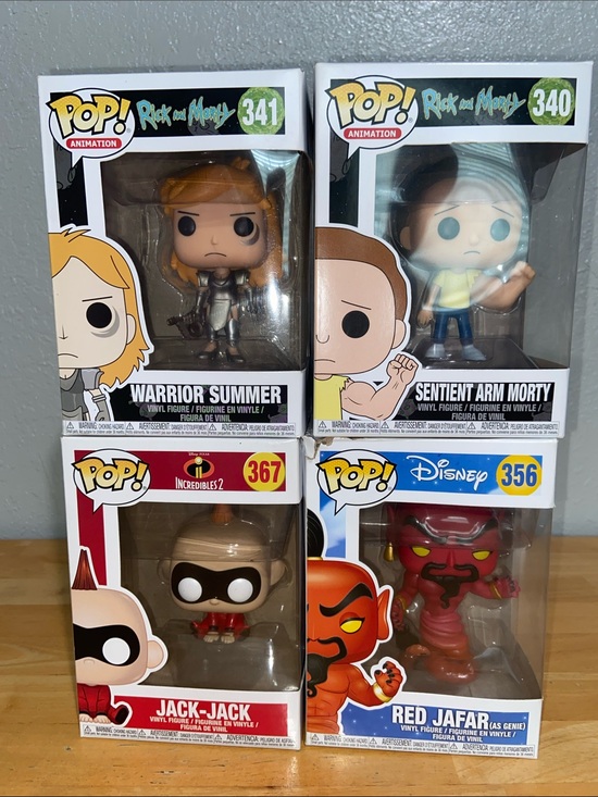 pop Other - Set of 4 Collectible Funko Pop Bundle Set